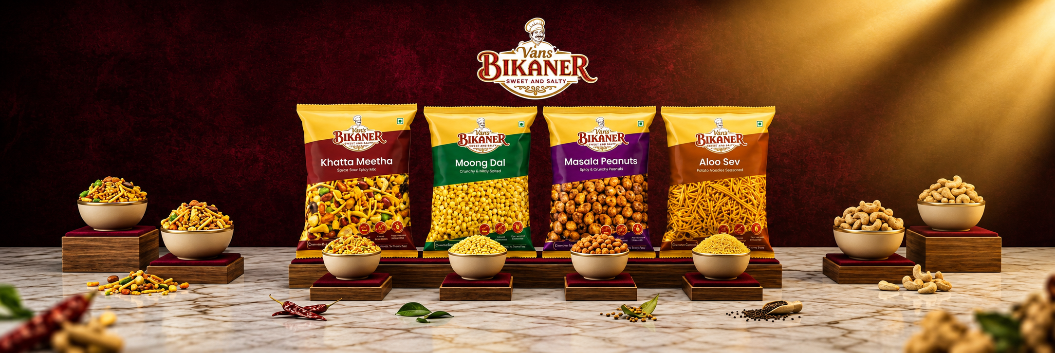 Vans Bikaner handcrafted snacks